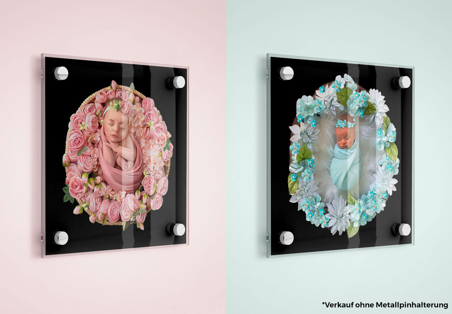 Male & Female als Acrylglas 2x Druck - Versand